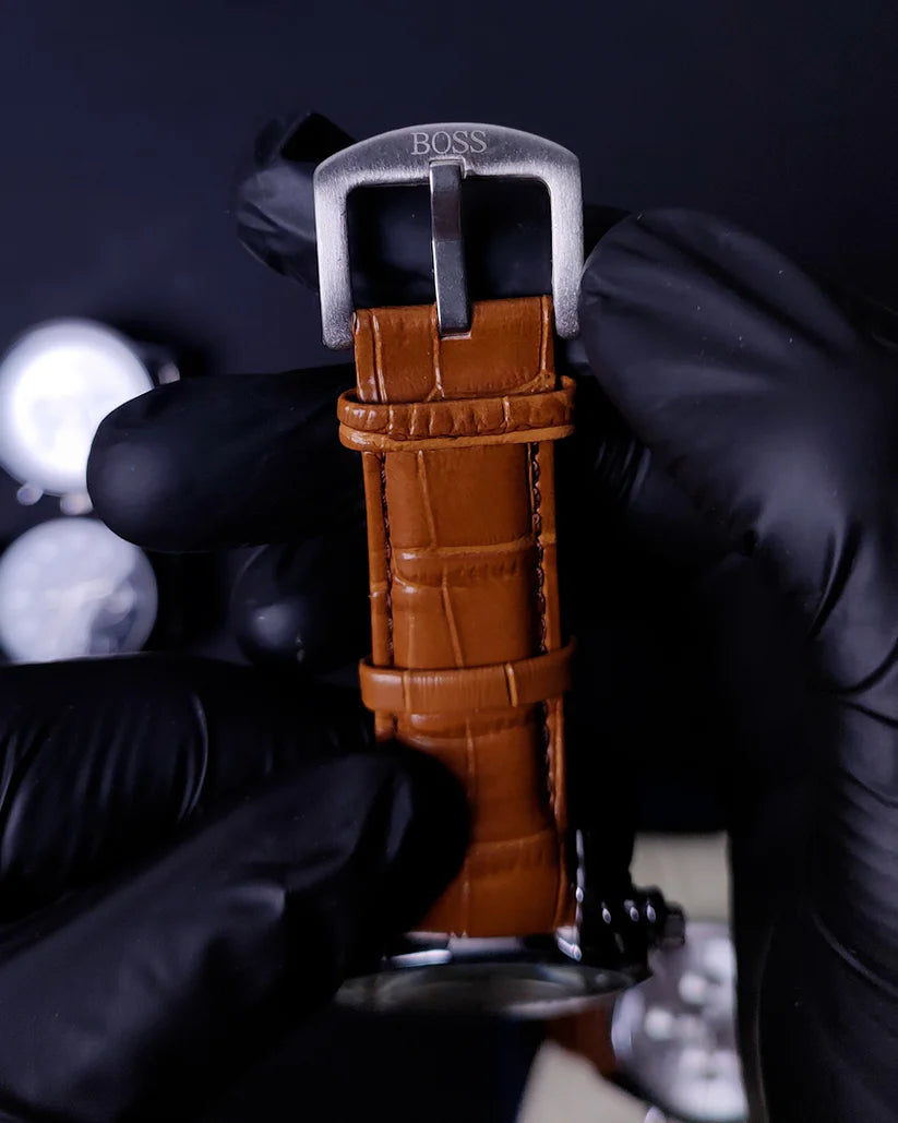 HUGO BOSS Brown Leather