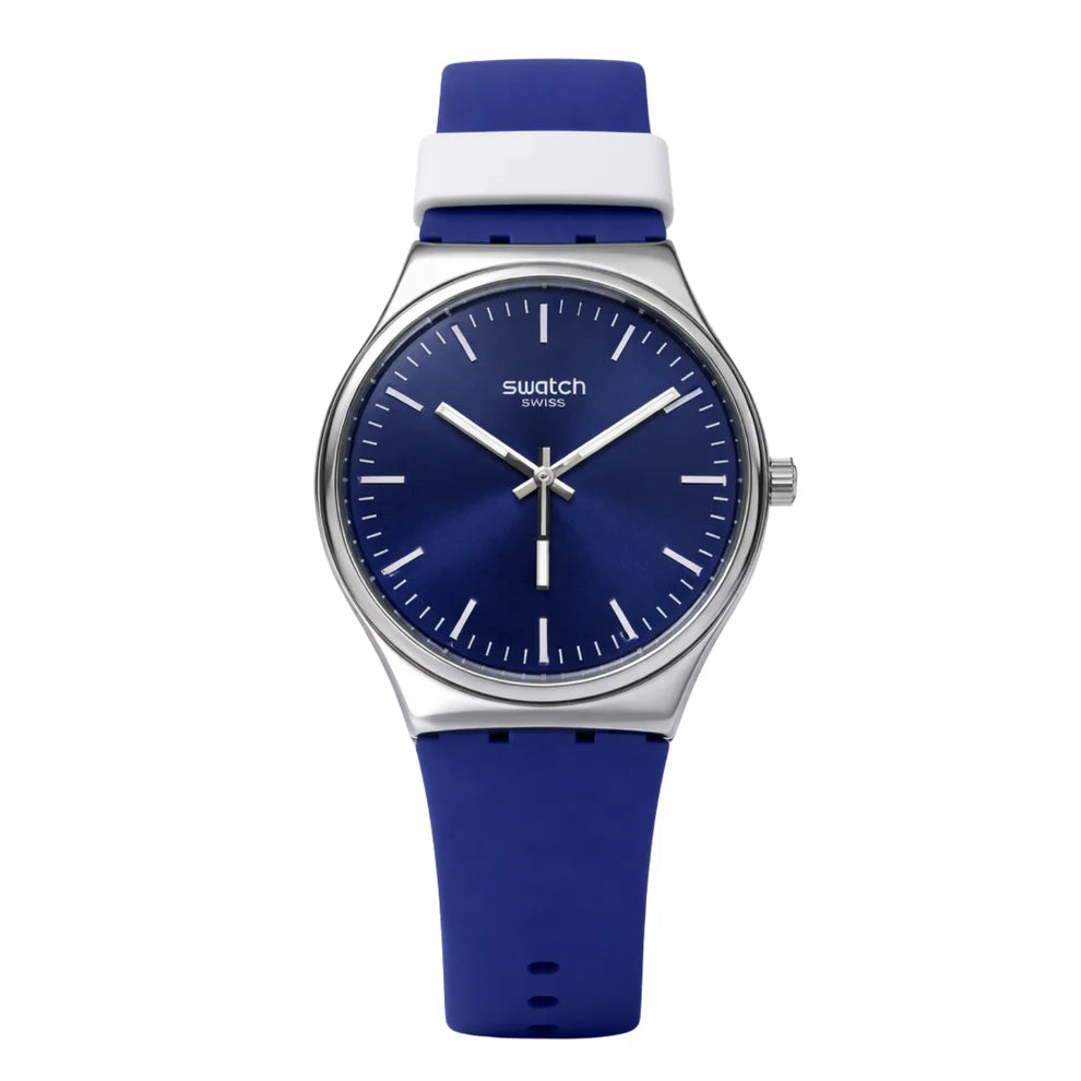 montre selecone swatch bleu