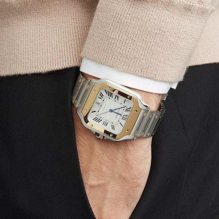 Cartier Santos Gold