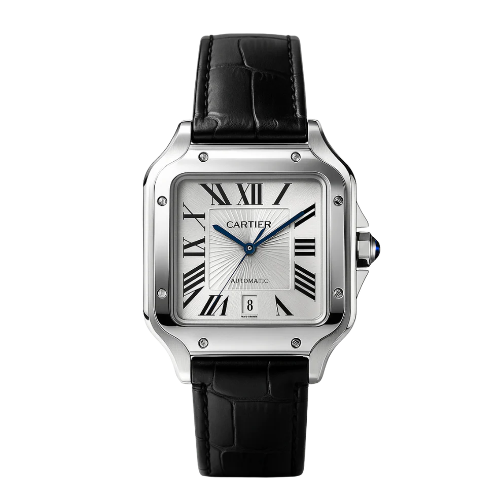 cartier leather blanc