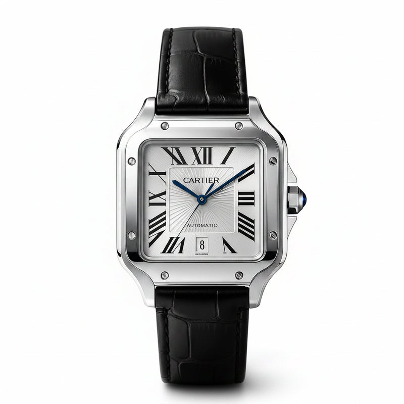 cartier leather blanc