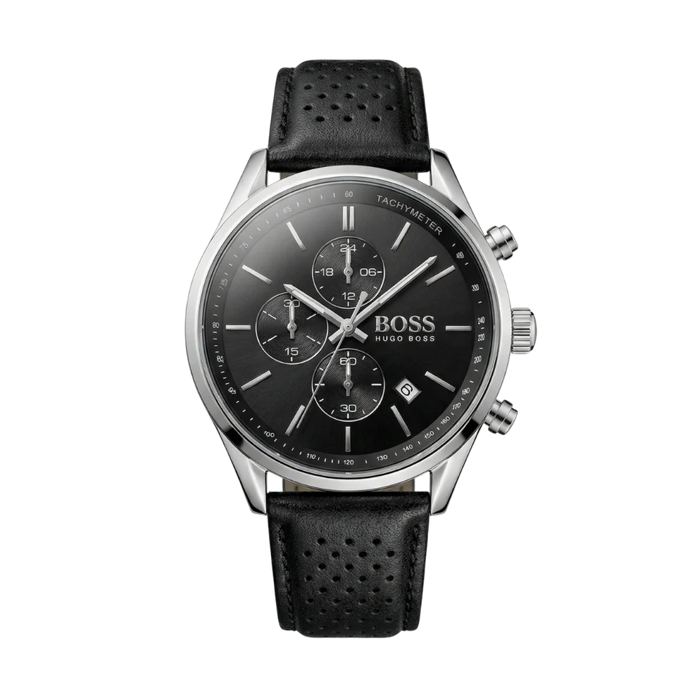 Hugo Boss 3 Leather Black